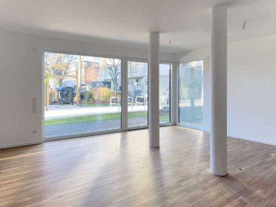 3-Zimmer-Wohnung im Neubau mit Garten * Nähe Orankesee