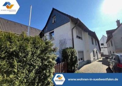 VR IMMO: Historisches Einfamilienhaus mit Garage in der Innenstadt von Neuenrade zu verkaufen!