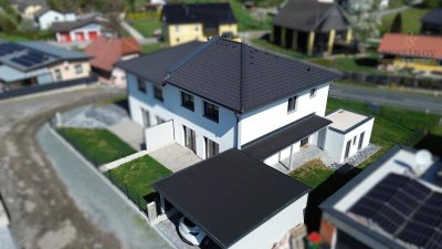Neubau Erstbezug! Gehobene Baumeisterqualität mit Terrasse &amp; Doppelcarport in Maria Saal
