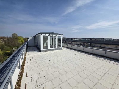 Wohnen über den Dächern Augsburgs – Maisonette mit großer Dachterrasse - keine Maklerprovision
