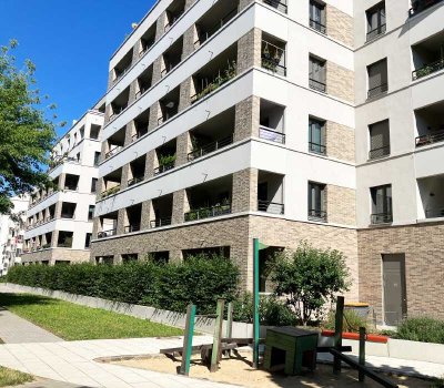 Nähe Uni-Klinik: 2-Zi.-EG-Whg. mit großer Terrasse & TG // frei ab Juni