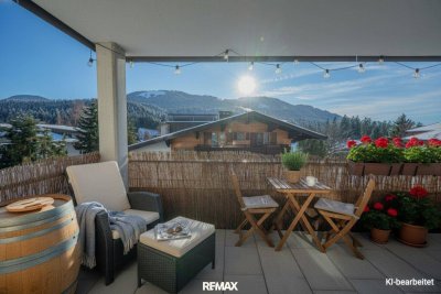 Top Moderne neuwertige helle Wohnung in absoluter Ruhelage im Bergdoktor Dorf Ellmau