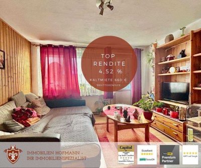 ***  TOP RENDITE 4,52% - smarte 2-Zimmer Wohnung  - PROVISIONSFREI ***