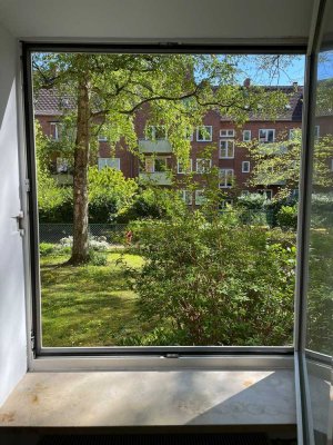 Erdgeschosswohnung mit Blick ins Grüne am Blücherplatz