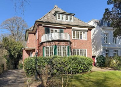 Kaffeemühle von Walther Baedeker! Familien-Villa mit Aufzug und Garten in bester Lage von Blankenese