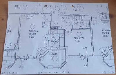 Helle 2-Zimmer-Wohnung mit Balkon im 2. OG in Bayreuth