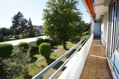 Helle, gut geschnittene 3-Zimmer-Wohnung mit Blick ins Grüne