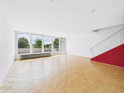 Wohngefühl wie im Haus – Großzügige Maisonette mit Naturblick und Terrasse in Kirchseeon