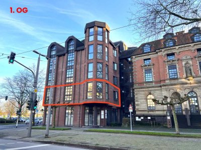 1.OG + HAUS SCHUCHT KREFELD; 2-Zimmer-Wohnung mit Balkon und Tiefgaragenstellplatz in beliebter Lage