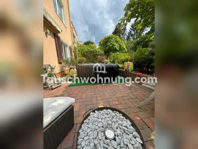 Tauschwohnung: Wohnung in Grafenberg mitTerrasse und Garten
