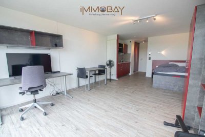 Möbliertes 1-Zimmer-Apartment mit Penthouse-Feeling & Ausblick