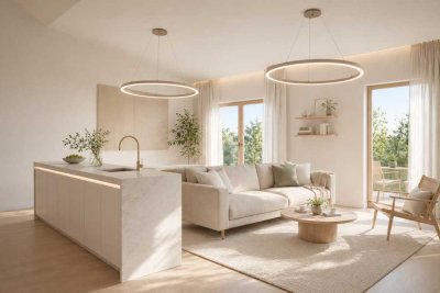 2-Zimmer-Dachgeschosswohnung mit Süd-Balkon und Lift im historischen Ortskern von Solln