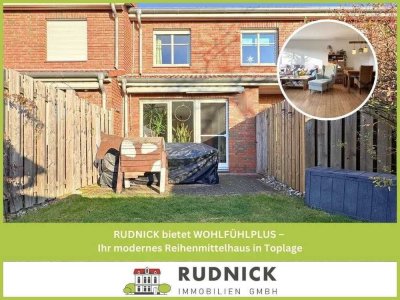 RUDNICK bietet WOHLFÜHLPLUS – Ihr modernes Reihenmittelhaus in Toplage