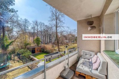 IMMOBERLIN.DE - Wohlfühlwohnung mit ruhiger Südloggia in sehr angenehmer Lage