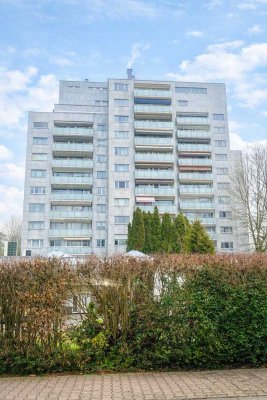 Helle 1-Zimmer-Wohnung mit großem Balkon-ideal für Singles & Pendler