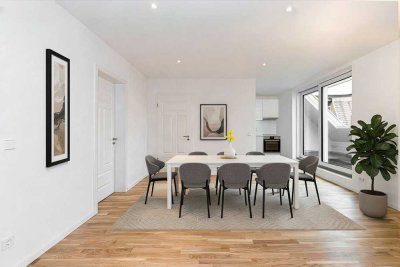 Exklusive 3-Zimmer-DG-Wohnung mit Terrasse