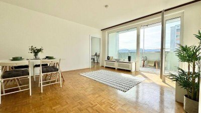 Klagenfurt am Wörthersee: Gut aufgeteilte 4-Zi-Wohnung mit Loggia im 6. OG mit herrlichen Ausblicken *Süd-Ost-West*
