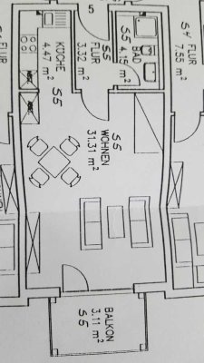 Schöne 1-Zimmer-Wohnung mit Balkon in Rheinböllen