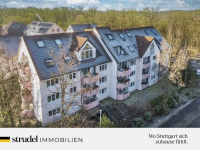 Kräherwald: Gepflegte 2-Zimmer-Wohnung mit Balkon, TG-Stellplatz & sofortigem Cashflow