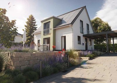 Für Ihre besten Lebensmomente – Ihr Haus, genau wie Sie es wollen. Bauplatz real vorhanden.