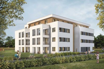 Letzter Bauabschnitt! 2-Zimmer-Wohnung mit Terrasse, Garten und TG-Platz / Neubau - Erstbezug