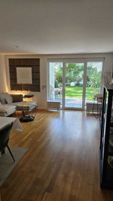 Stilvolle 3-Zimmer-Erdgeschosswohnung mit gehobener Innenausstattung mit EBK in München Freimann