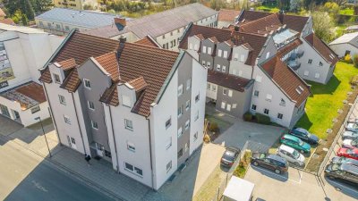 Kapitalanleger aufgepasst:
Gut vermietete Dachgeschosswohnung
mit ca. 80 m² Nutzfläche in Eggenfel