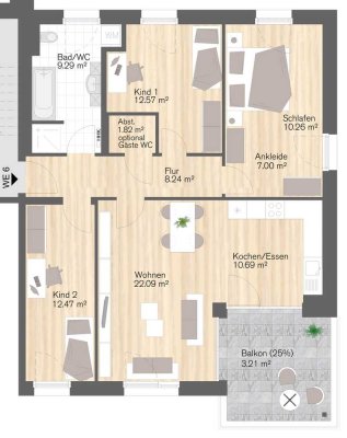 Kapitalanlage am Kaßberg - 4-Raum-Wohnung mit Aufzug | KfW-40 – 100.000 € ab 0,01 % Finanzierung