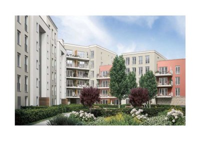 Von priv., Neubau: Helle 2,5-Zimmer-Whg. 76,37 qm mit EBK, TG und Balkon in ruhiger, zentraler Lage
