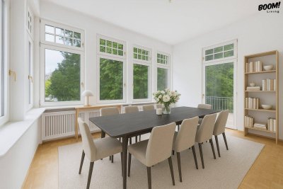Prachtvolle Villenetage in Hietzinger Cottage Lage - Wintergarten, Terrasse &amp; Gartenblick