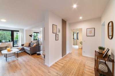***ERSTBEZUG NACH MODERNISIERUNG: 4 ZI. WOHNUNG MIT KAMIN - SAARNER DORF IN LAUFNÄHE; OHNE PROVISION