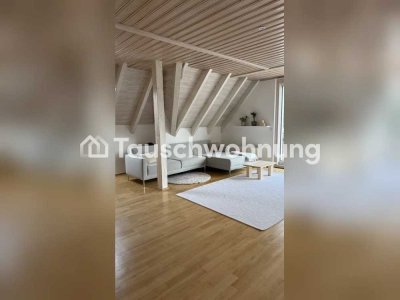 Tauschwohnung: Schöne Dachgeschoss Wohnung in Schwabing-West zum Tausch