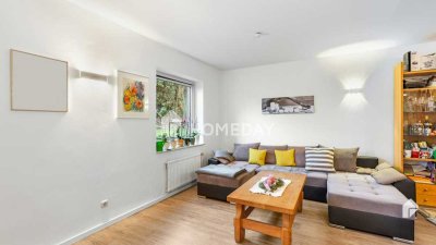 In kleinem MFH in Top-Zustand: Gepflegte ETW mit Fensterbad | Stellpl. | Gartennutzung | Ruhige Lage