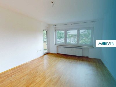 Großzügige 2-Zimmer-Wohnung mit Balkon in Grünlage