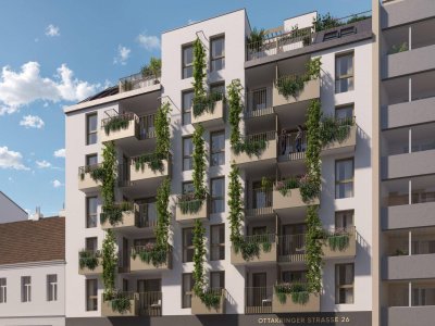 Yppenplatz-Flair trifft Nachhaltigkeit – 2 Zimmer mit Balkon