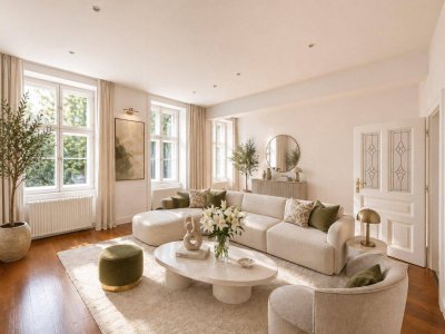 MODERNES ALTBAUJUWEL IM ZENTRUM + 2 Zimmer + ca. 80m² WFL + Einbauküche + Hofruhelage