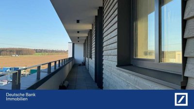 Stylisch leben auf zwei Ebenen – Neubau-Maisonette mit Loft-Charakter und sonniger Dachterrasse