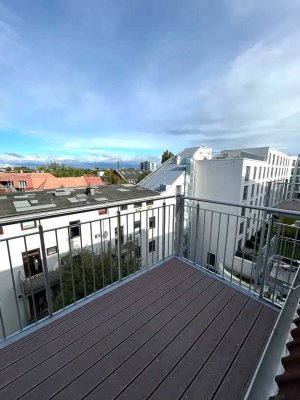 Sanierte Endetage mit Weitblick über Hamburg