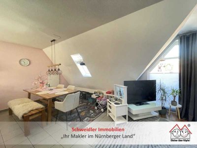 Dachgeschossliebhaber: Schöne 4-Zimmer-Balkon-Wohnung in der Gräfenberg Altstadt zur Kapitalanlage
