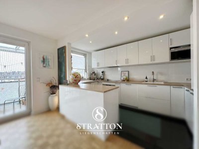 **Düsseltal** Penthouse mit EBK, Garage und 2 Balkonen