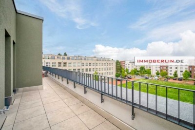 IMMOBERLIN.DE - Ersteinzug! Sehr sonnige Wohnung mit Südwestterrasse im beliebten Wohnpark