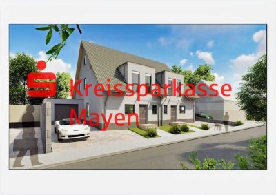 Ideal für Familien. Neubau-Doppelhaushälfte mit zus. Ausbaureserve.