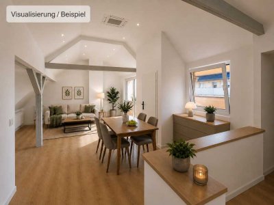 Erstbezug Dachgeschosswohnung mit Loggia im Kaiserstraßenviertel