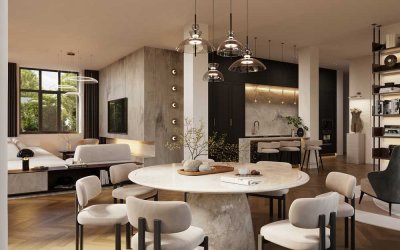 Luxuriöse 5-Zimmer-Wohnung im Loft-Stil mit großzügiger Terrasse