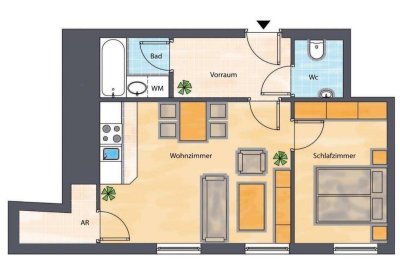 Wohnung zu vermieten
