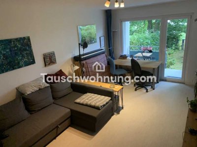 Tauschwohnung: Tausche 2 Zimmer + Balkon und Garten gegen 3/4ZKB
