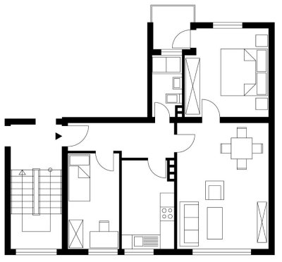 Tolle 3 Zimmer Wohnung mit neuen Bodenbelägen und Balkon