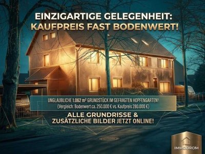 TOP-Gelegenheit , Magdeburg Hopfengarten mit großem Grundstück