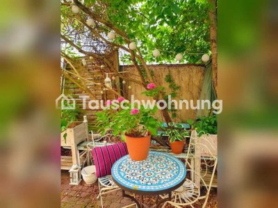 Tauschwohnung: Wunderschöne Altbau Elbnahe Gartenwohnung in Dresden