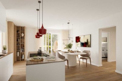 Neubau Aubing: 3-4-Zimmer-Wohnung nach Wunsch, ca. 99 m², 2 Bäder, 2 Balkone – provisionsfrei